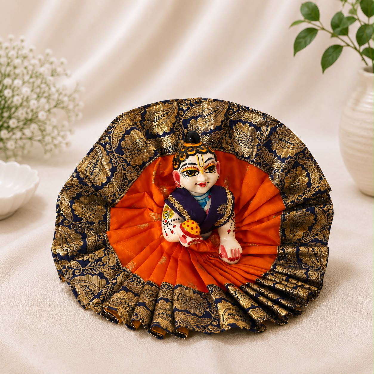 Jogan Meera Pick Any Heavy Double Banarasi Poshak for Laddu gopal ji