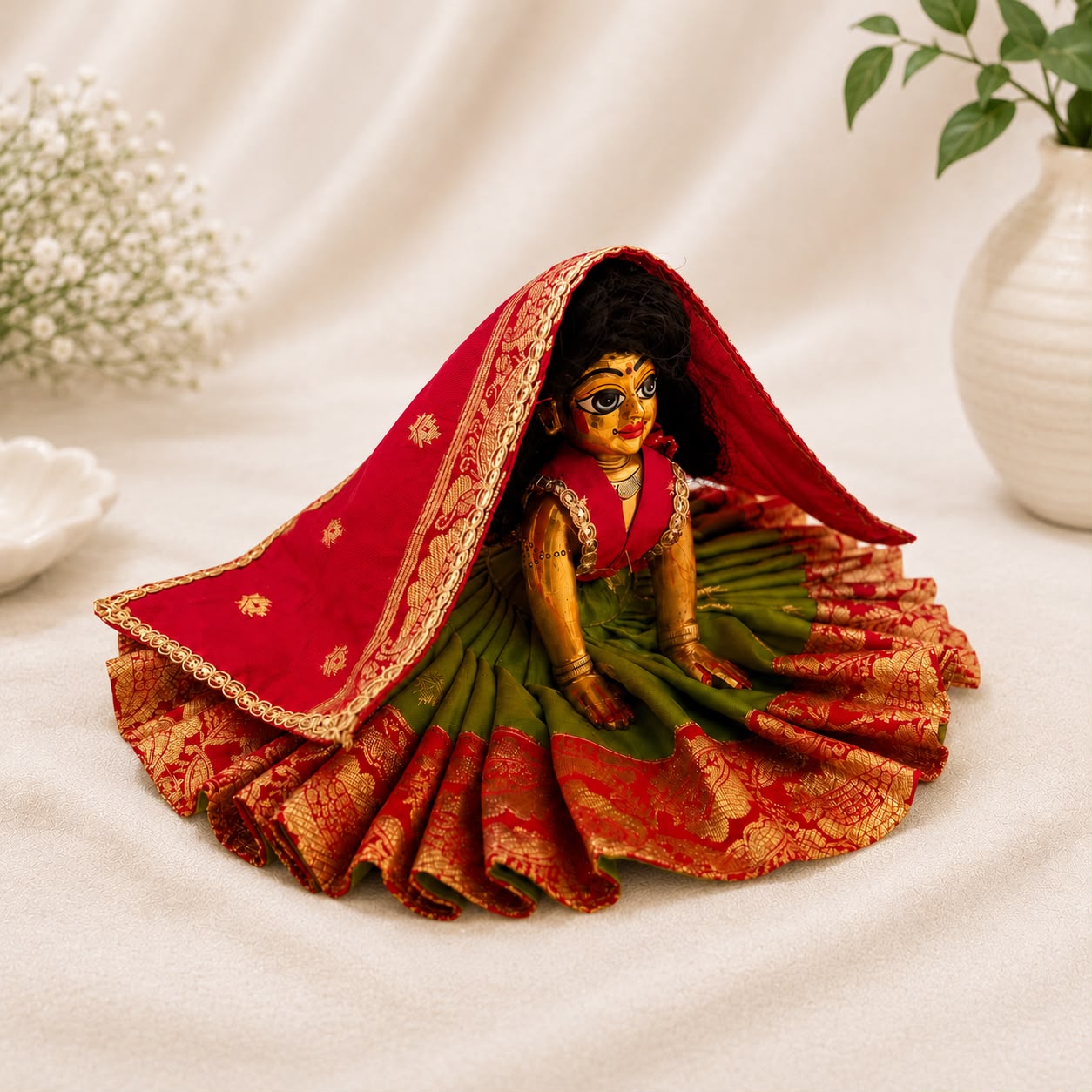 Jogan Meera Pick Any Heavy Double Banarasi Poshak for Radha ji