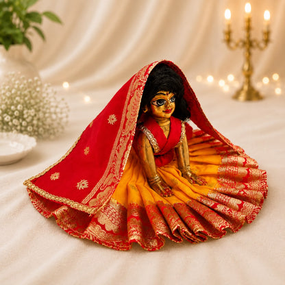 Jogan Meera Pick Any Heavy Double Banarasi Poshak for Radha ji