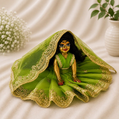 Jogan Meera Pick Any Net Poshak for Radha ji