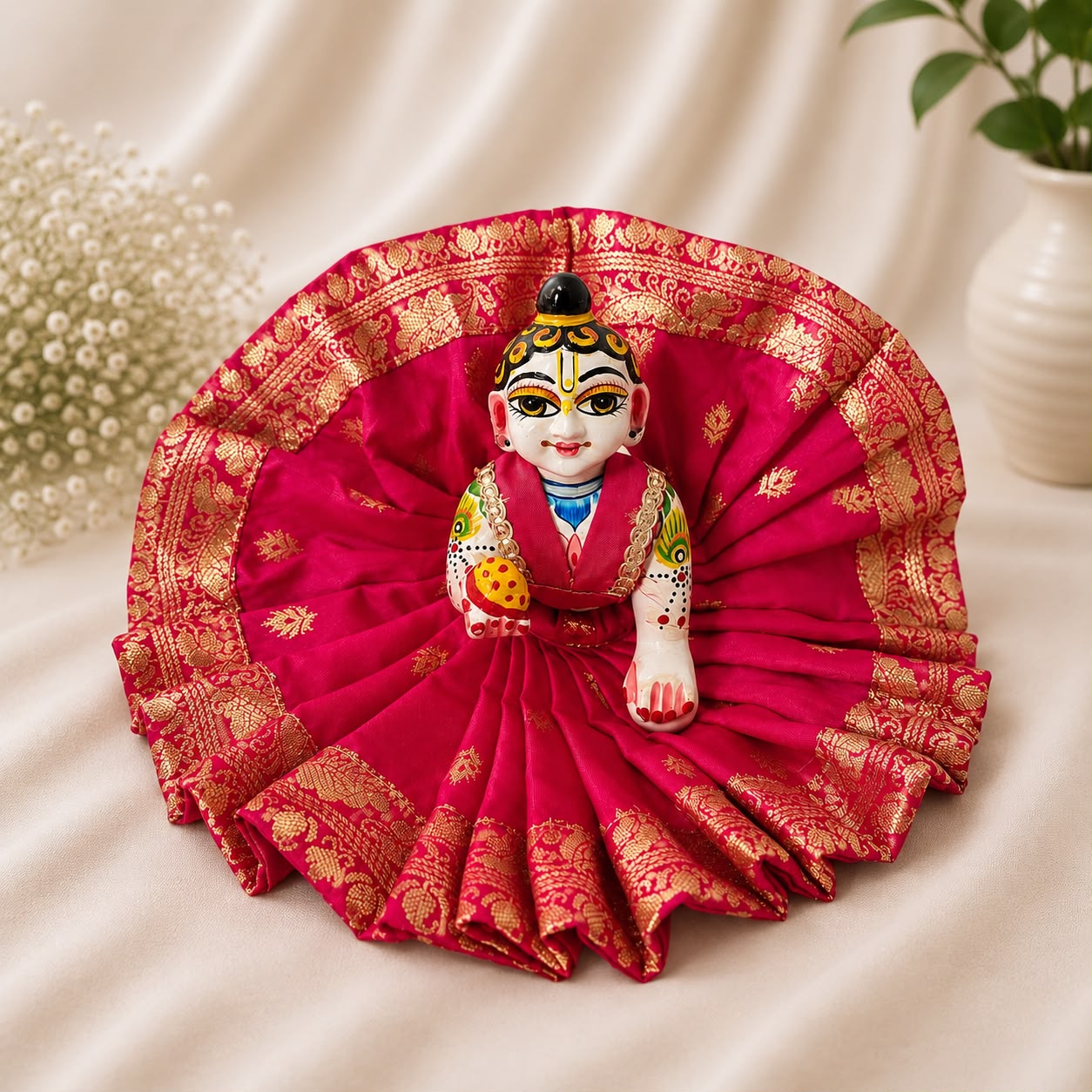 Jogan Meera Pick Any Heavy Banarasi Poshak for Laddu Gopal Ji