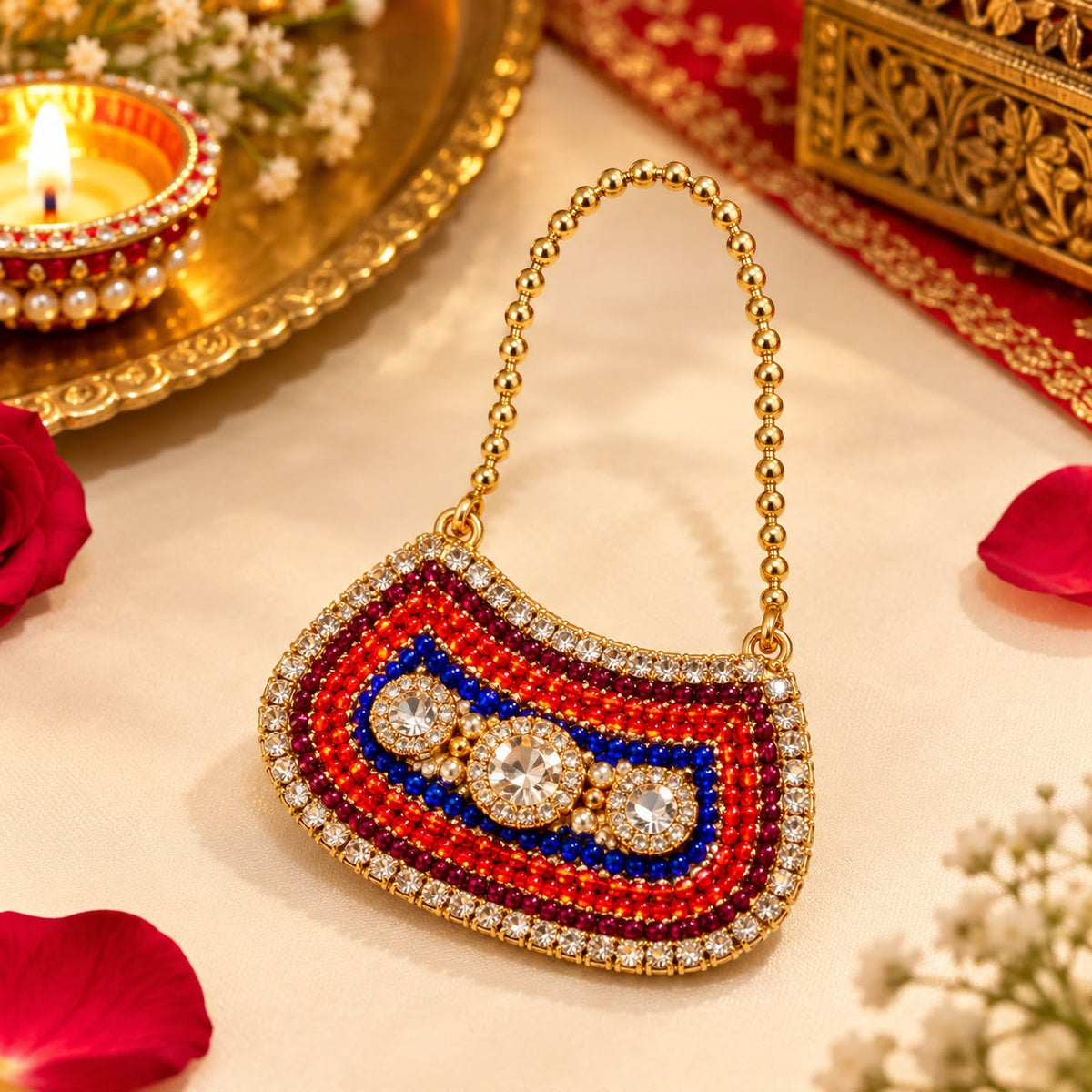 Jogan Meera Decorative Purse for Radha Rani Ji