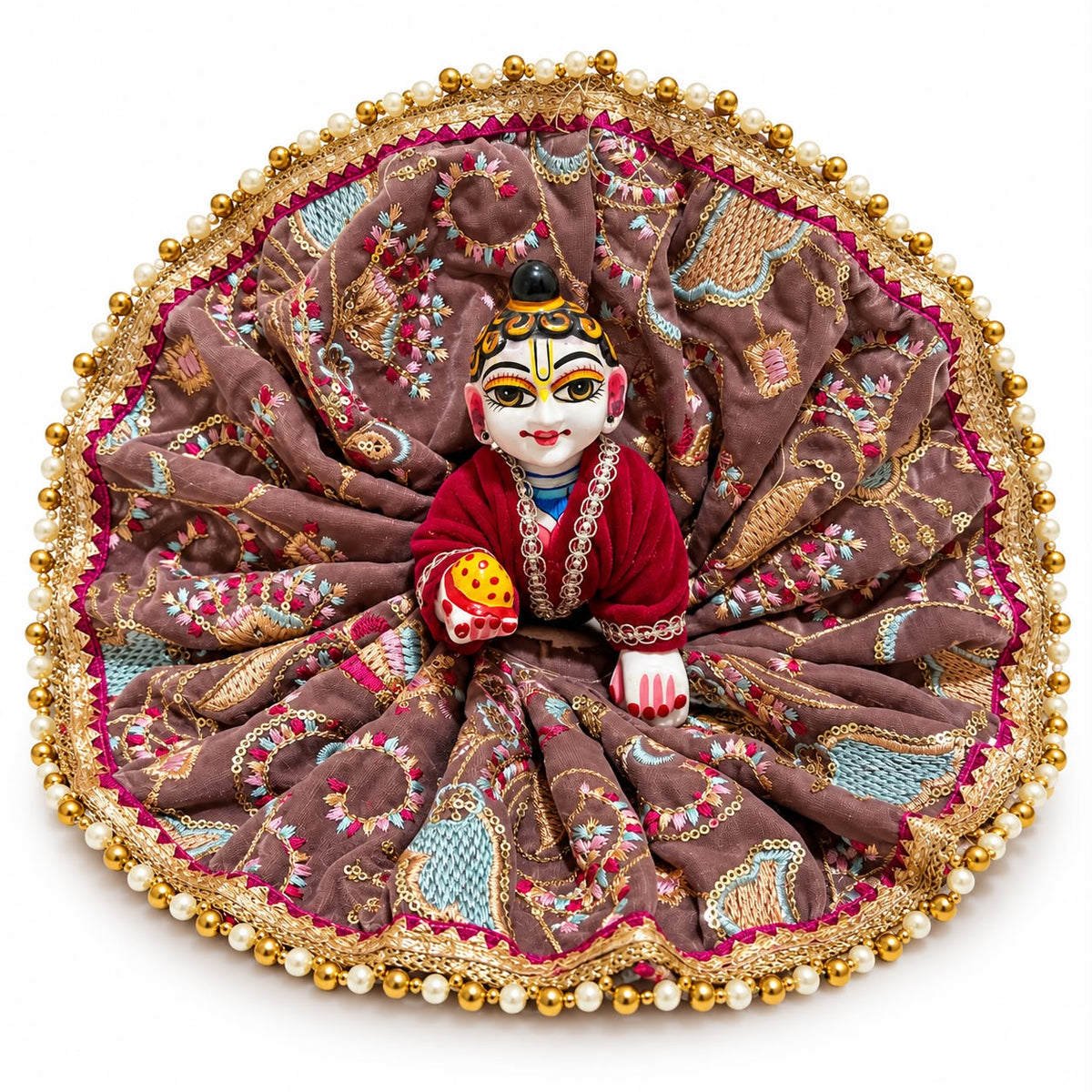 Jogan Meera Pick Any Heavy Winter Poshak for Laddu gopal ji