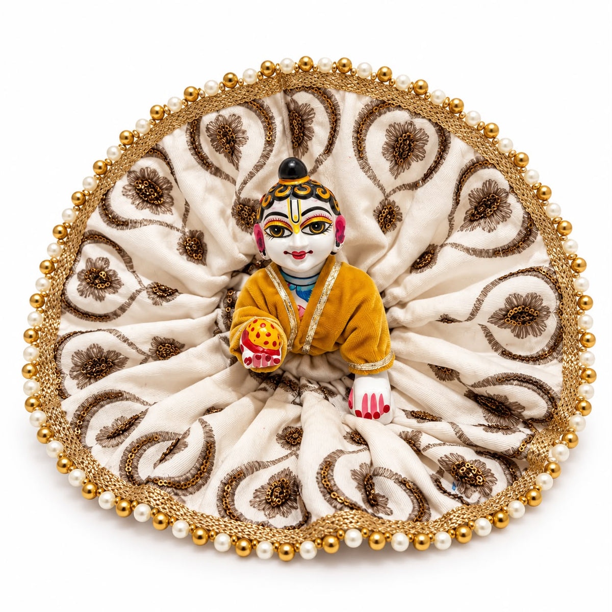 Jogan Meera Pick Any Heavy Winter Poshak for Laddu gopal ji