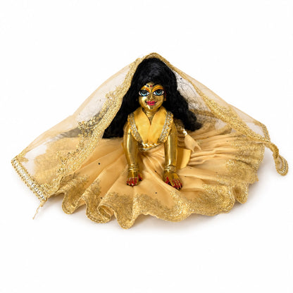Jogan Meera Chikku Single Net Poshak for Radha Ju
