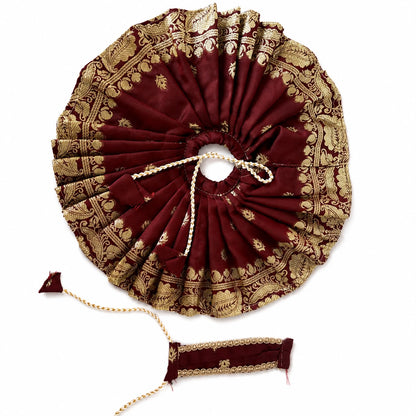 Jogan Meera Banarasi Brown Poshak for Laddu Gopal Ji