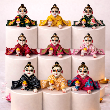 Pick Any Cotton Print chira vastra for lalan ju – 1, 3 or 5 Combo