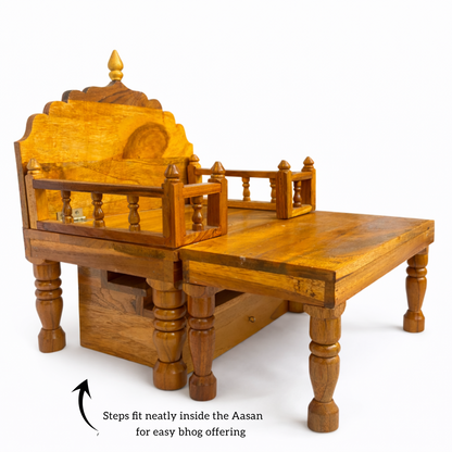 Jogan Meera Sagwan Khandpath with Singhasan – Complete Darbar Set